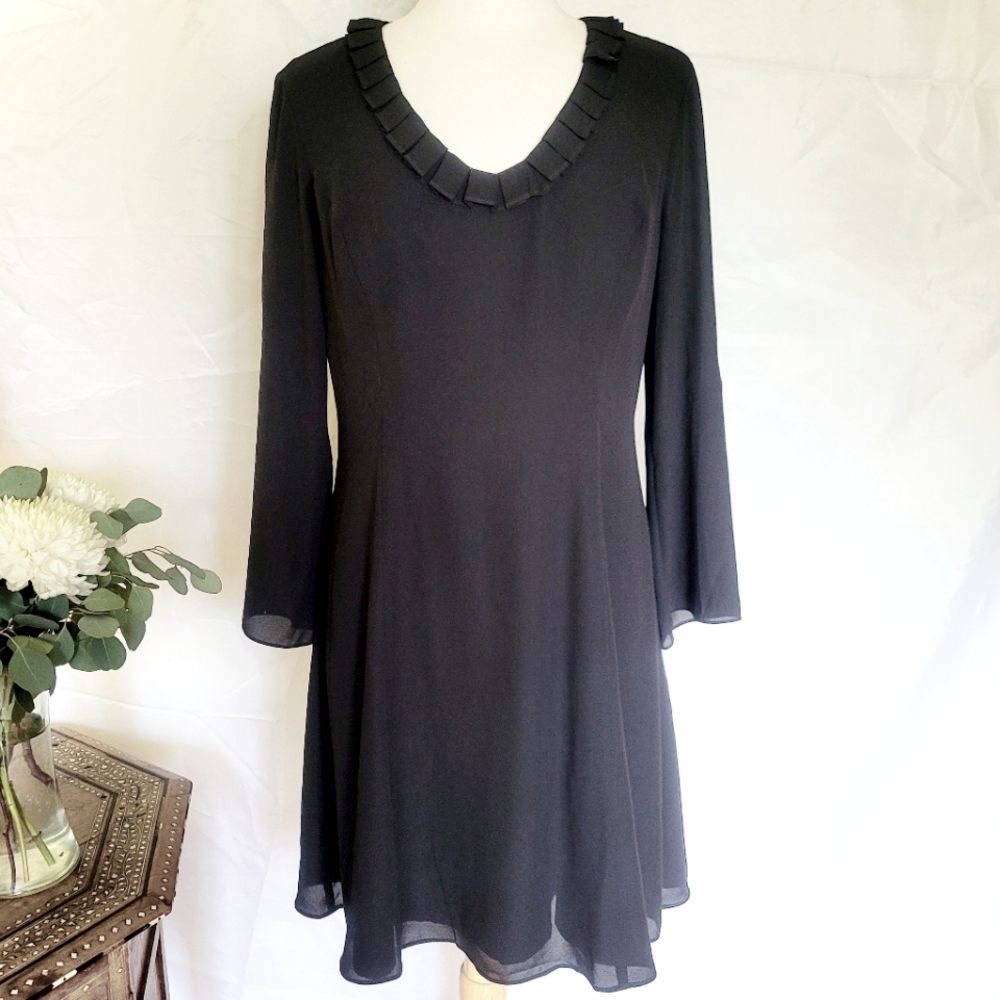 The Limited black retro style A line dress Size M